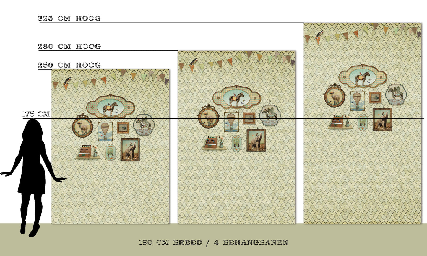 Wallpaper Wieber 'Light' <190 cm whide>