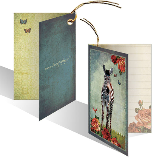 Kadokaartje Lieve Zebra