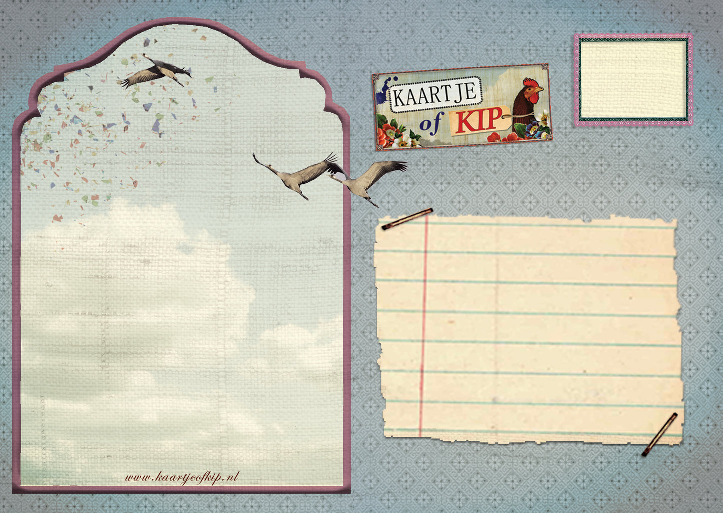 Postcard Cranes