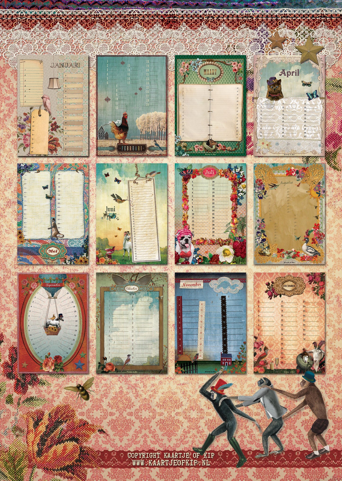 Value pack: Birthday calendar + Weekly book