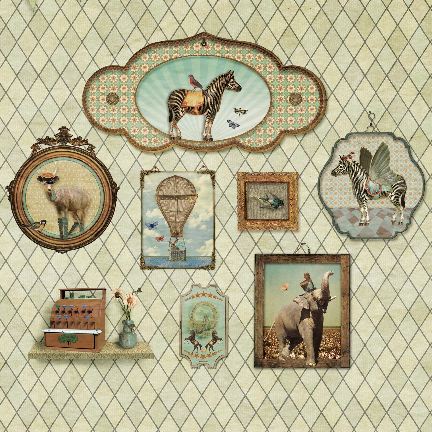 Wallpaper Wieber 'Light' <332.5 cm wide>