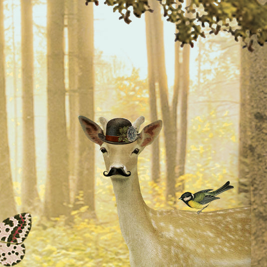 Behang Zebra & Hert <285 cm breed>