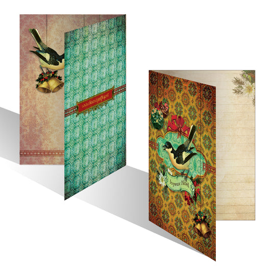 Luxe Nieuwjaarskaart 'Ekster'