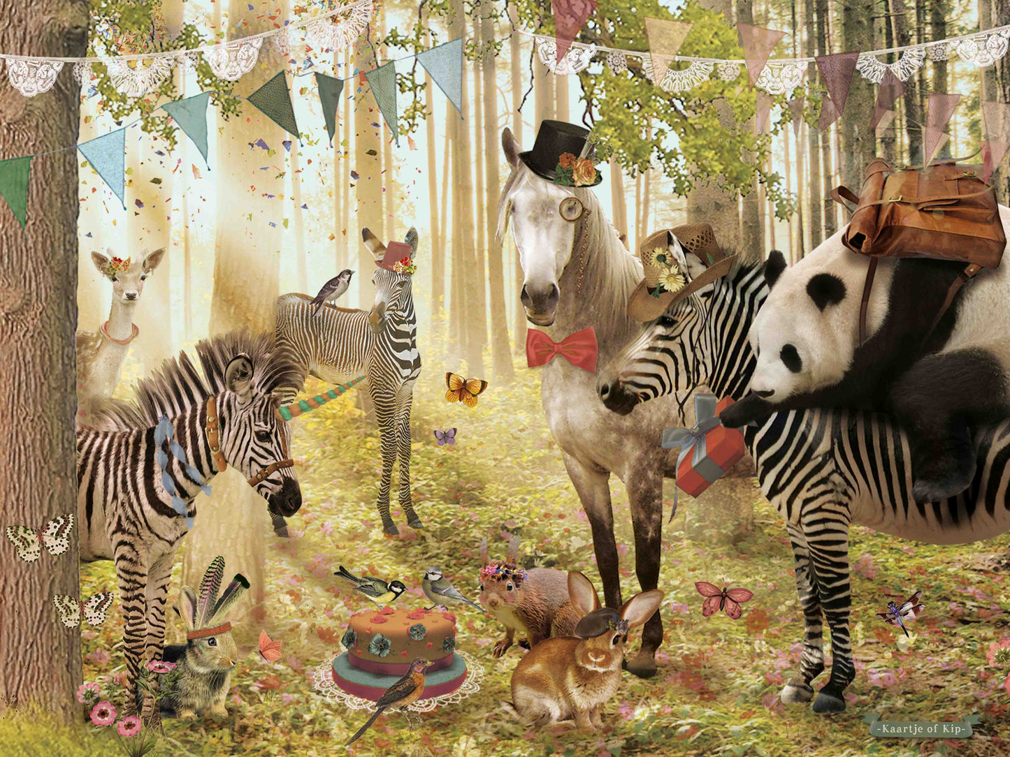 Poster Party in the Forest