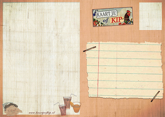 Ansichtkaart Feestje!