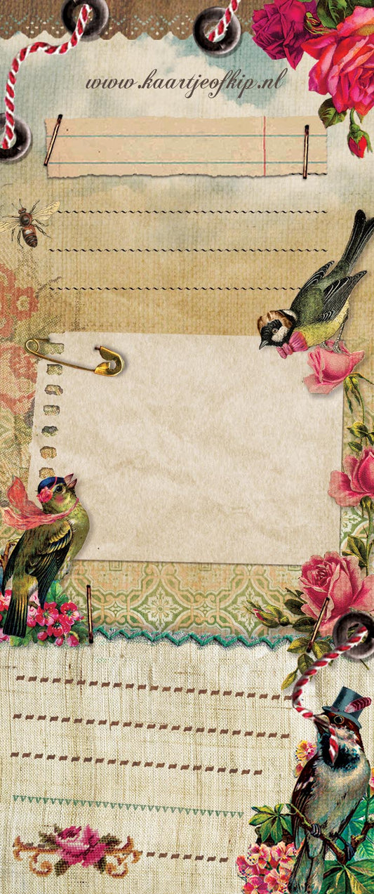 Notitieblokje 'Vogels'