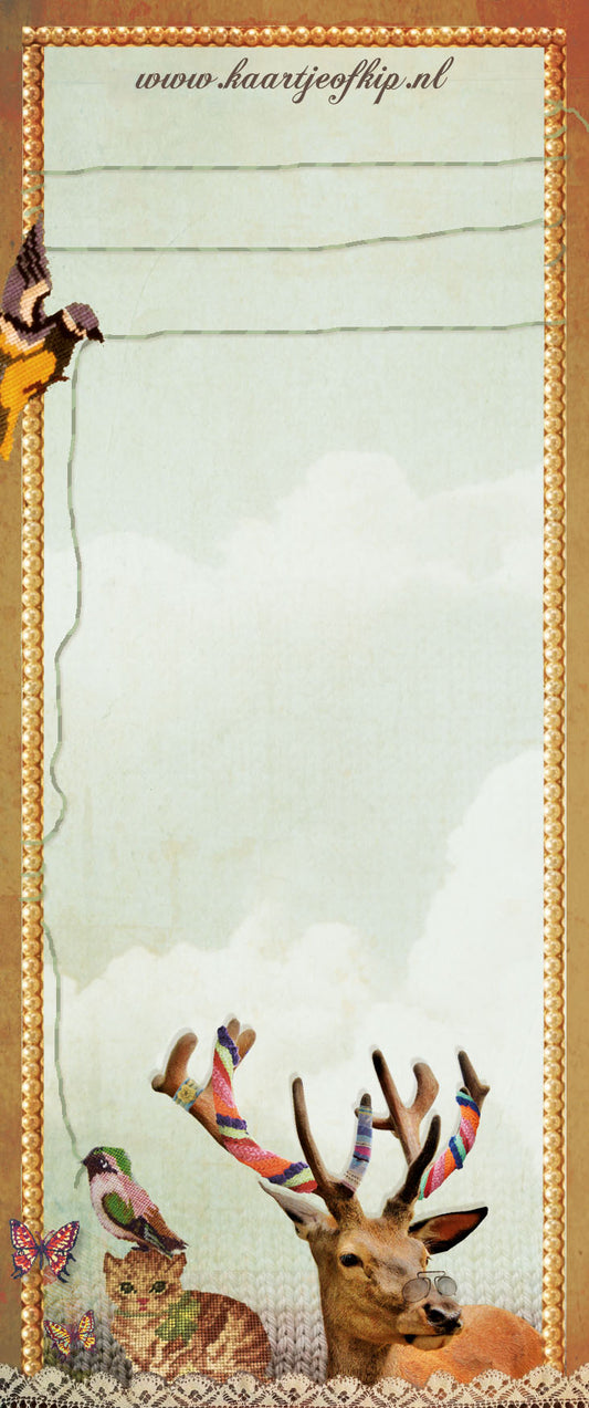 Notitieblokje 'Hert'