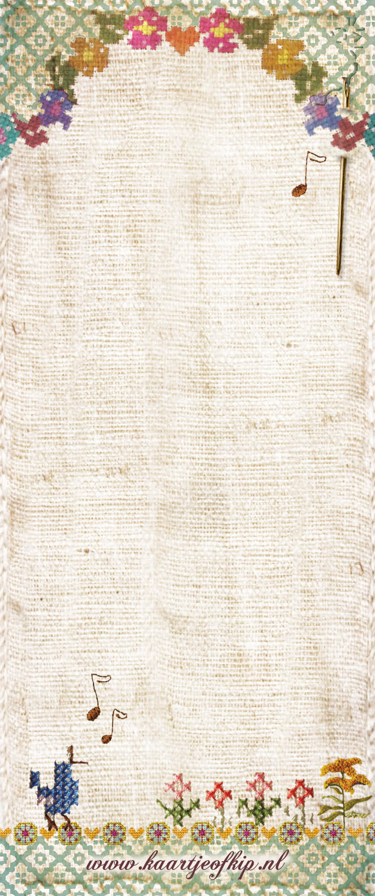 Notepad 'Embroidery'
