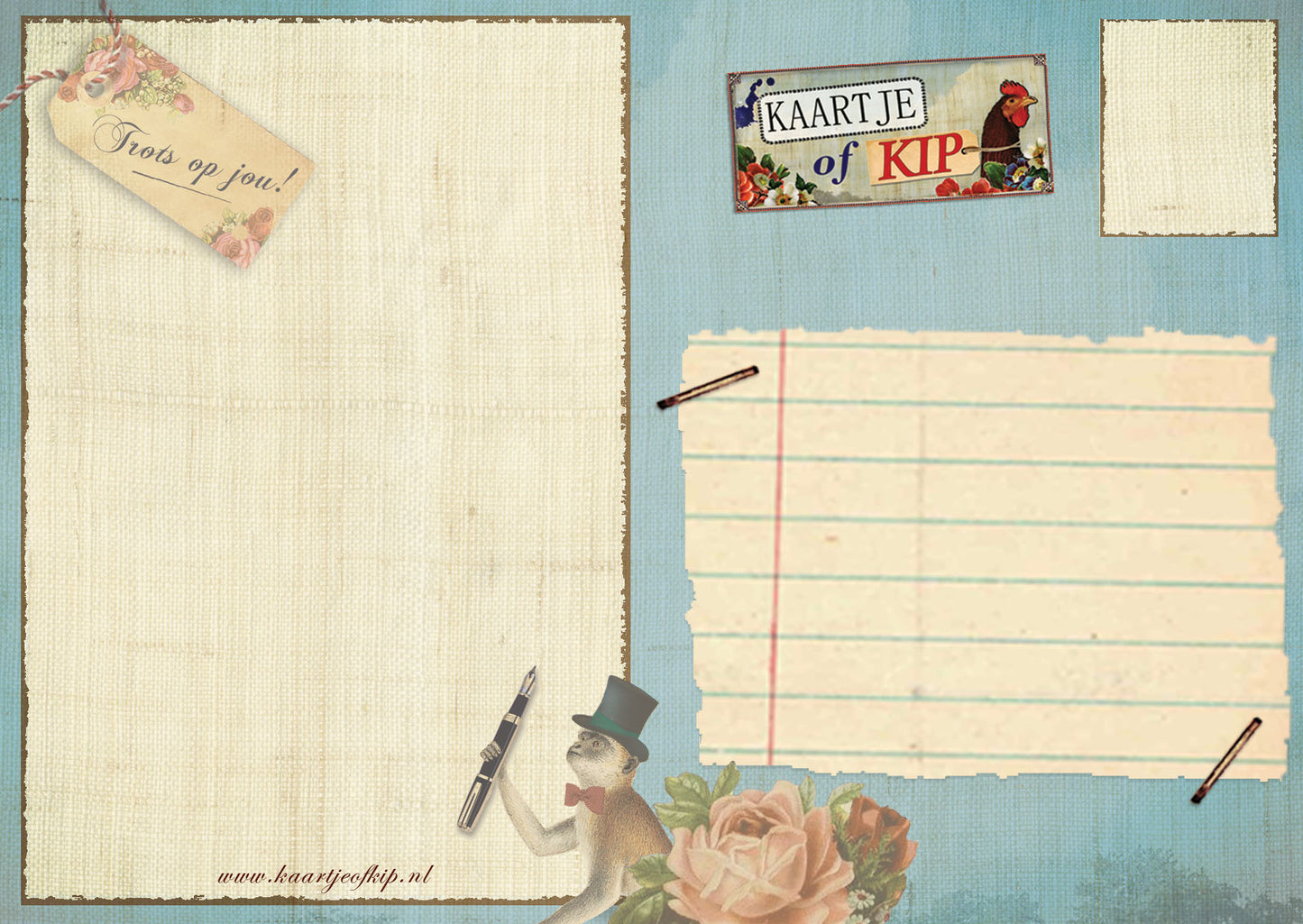Postcard Proud of you!