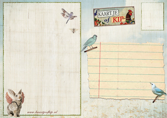 Ansichtkaart Vliegschool