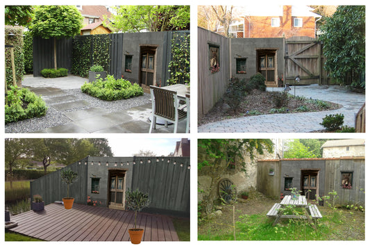 Schuttingzeil Oude Deur 'Blauw'