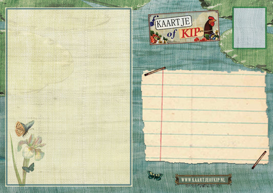 Ansichtkaart Watergeitje