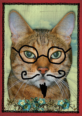 Kadokaartje Bril Poes