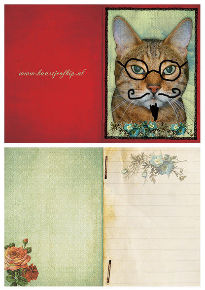 Kadokaartje Bril Poes