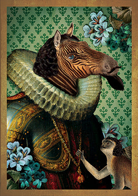 Kadokaartje Kraagpaard