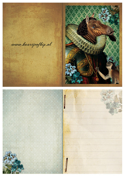 Kadokaartje Kraagpaard