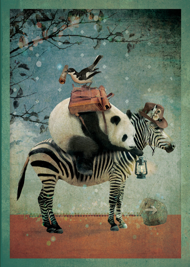 Kadokaartje Panda op Reis