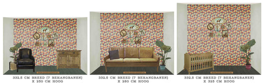 Behang Wieber 'Multi' <332,5 cm breed>