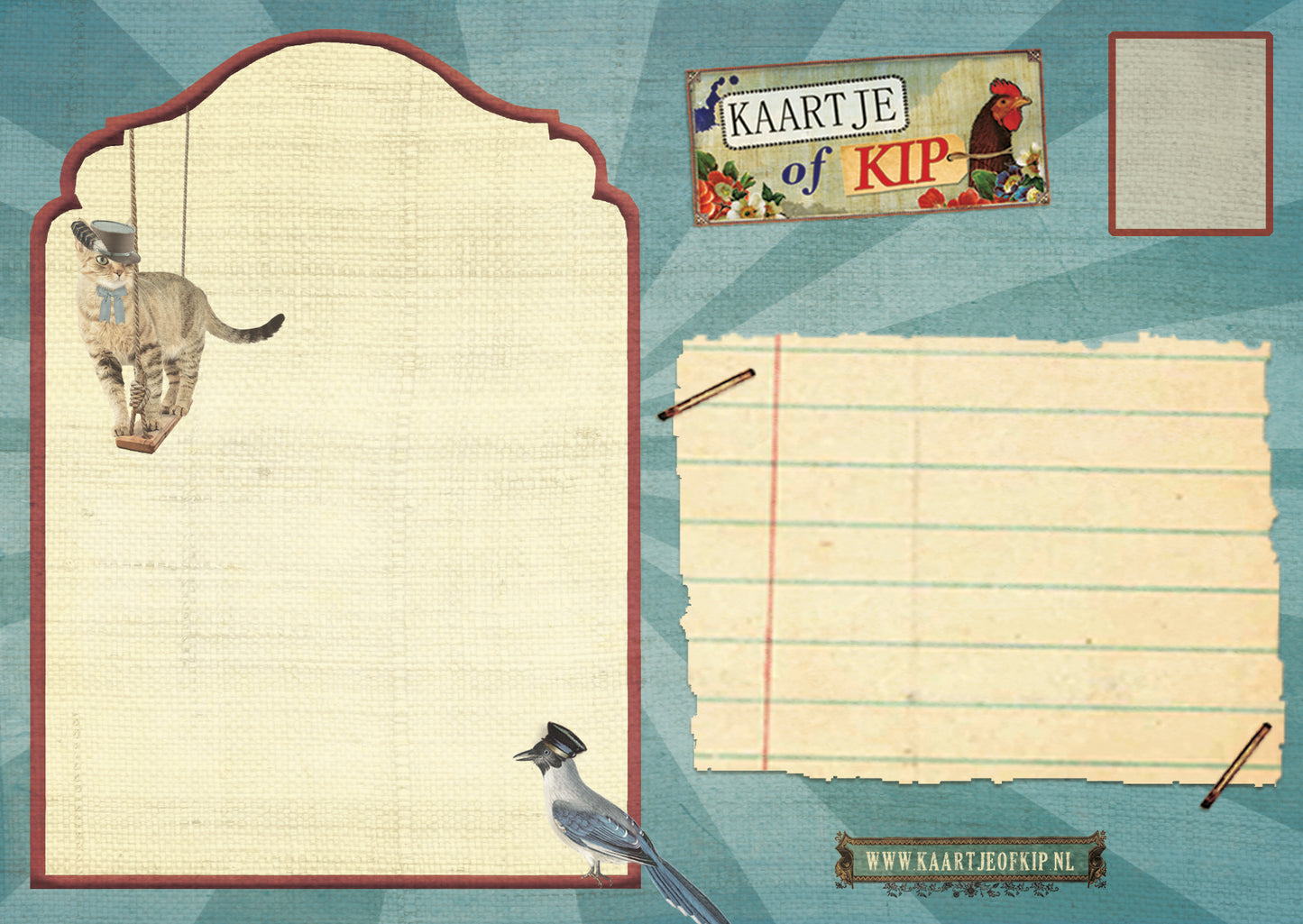 Ansichtkaart Treinkater