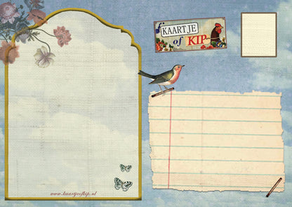 Ansichtkaart Schommelpoesje 'in de Polder'