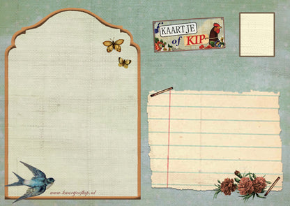 Ansichtkaart Vossenpaar