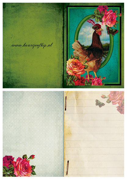 Kadokaartje Hippe Kip