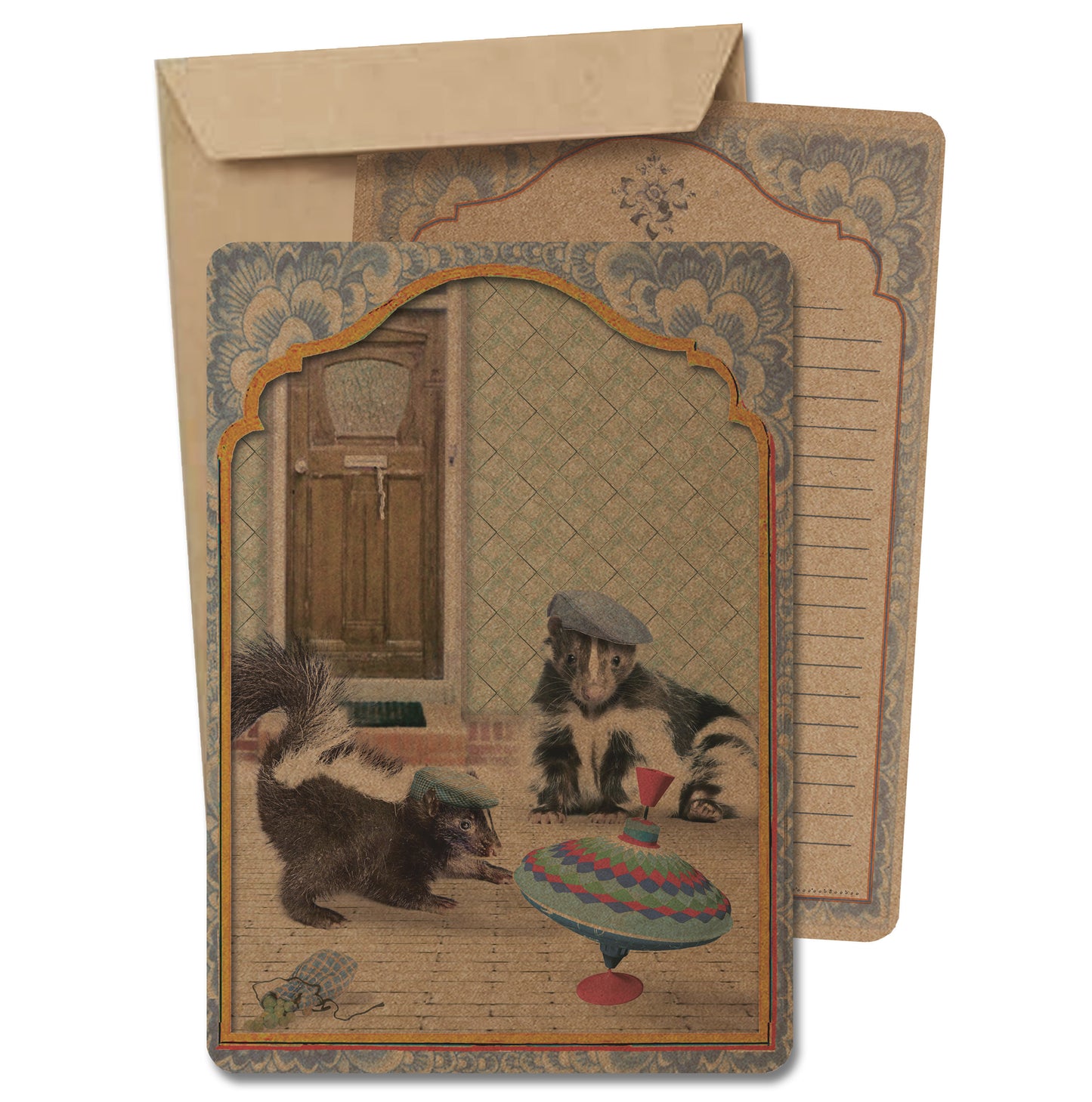 A5 Kraft Prent 'Stinkdiertjes'