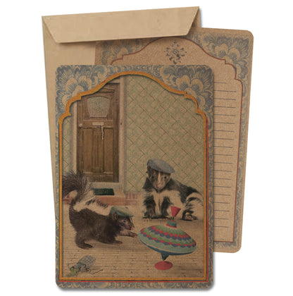 A5 Kraft Prent 'Stinkdiertjes'