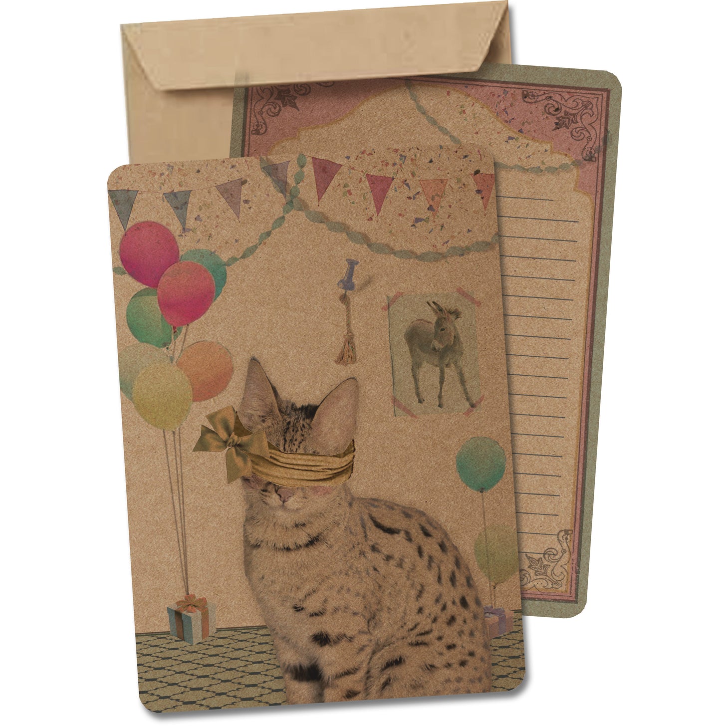 A5 Kraft Prent 'Verrassingsfeest'