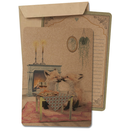 A5 Kraft Prent 'Vossendate'