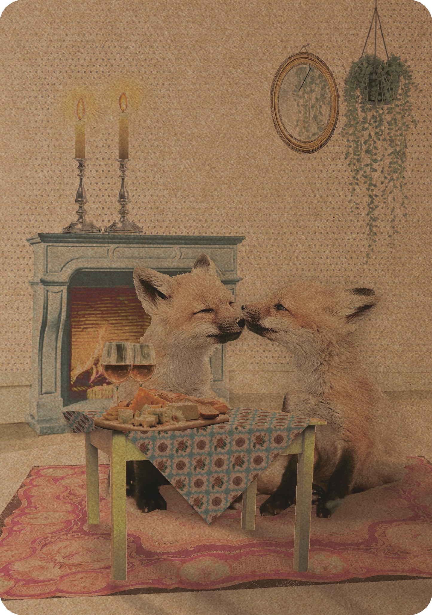 A5 Kraft Prent 'Vossendate'