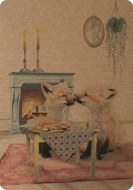 A5 Kraft Prent 'Vossendate'