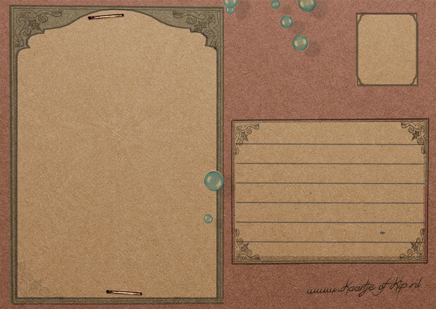 Ansichtkaart Badderkikker