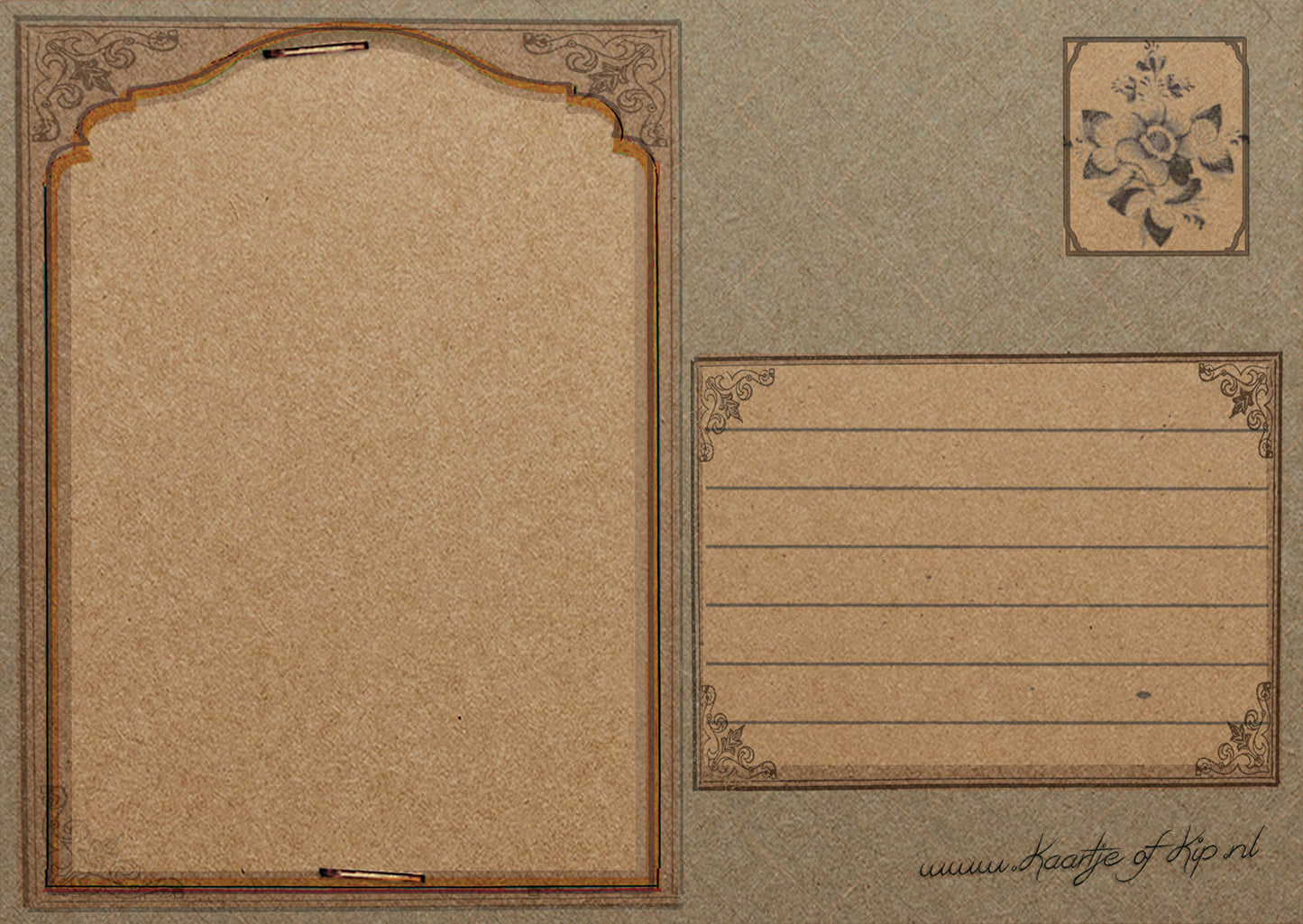 Ansichtkaart Stinkdiertjes