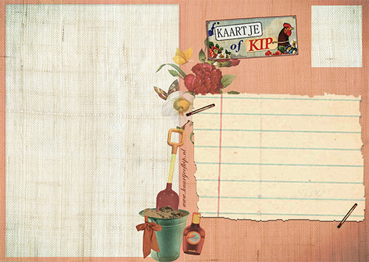 Ansichtkaart Badhond