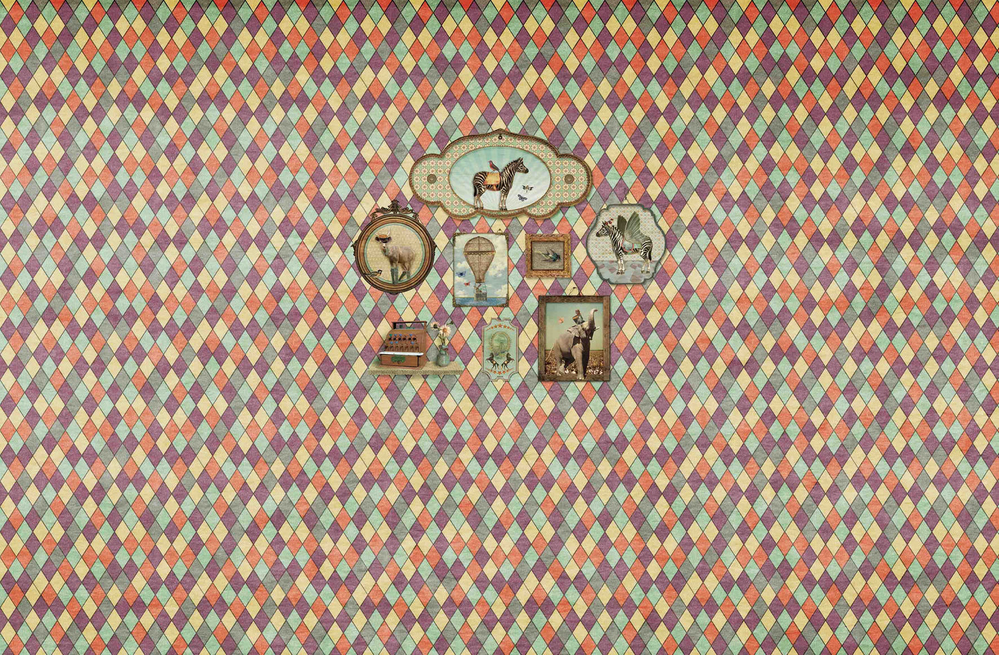 Behang Wieber 'Multi' <427,5 cm breed>