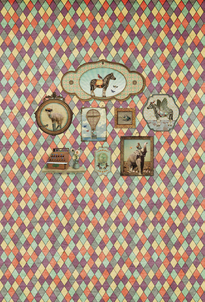 Behang Wieber 'Multi' <190 cm breed>