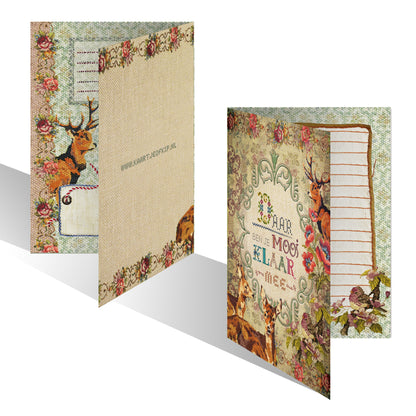 Luxe wenskaart 'Daar ben je mooi klaar mee'