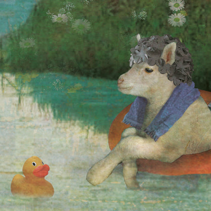 Behang Schapen <380 cm breed>