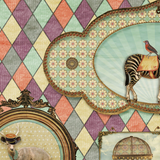 Behang Wieber 'Multi' <427,5 cm breed>