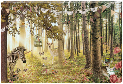 Canvas Dierenbos