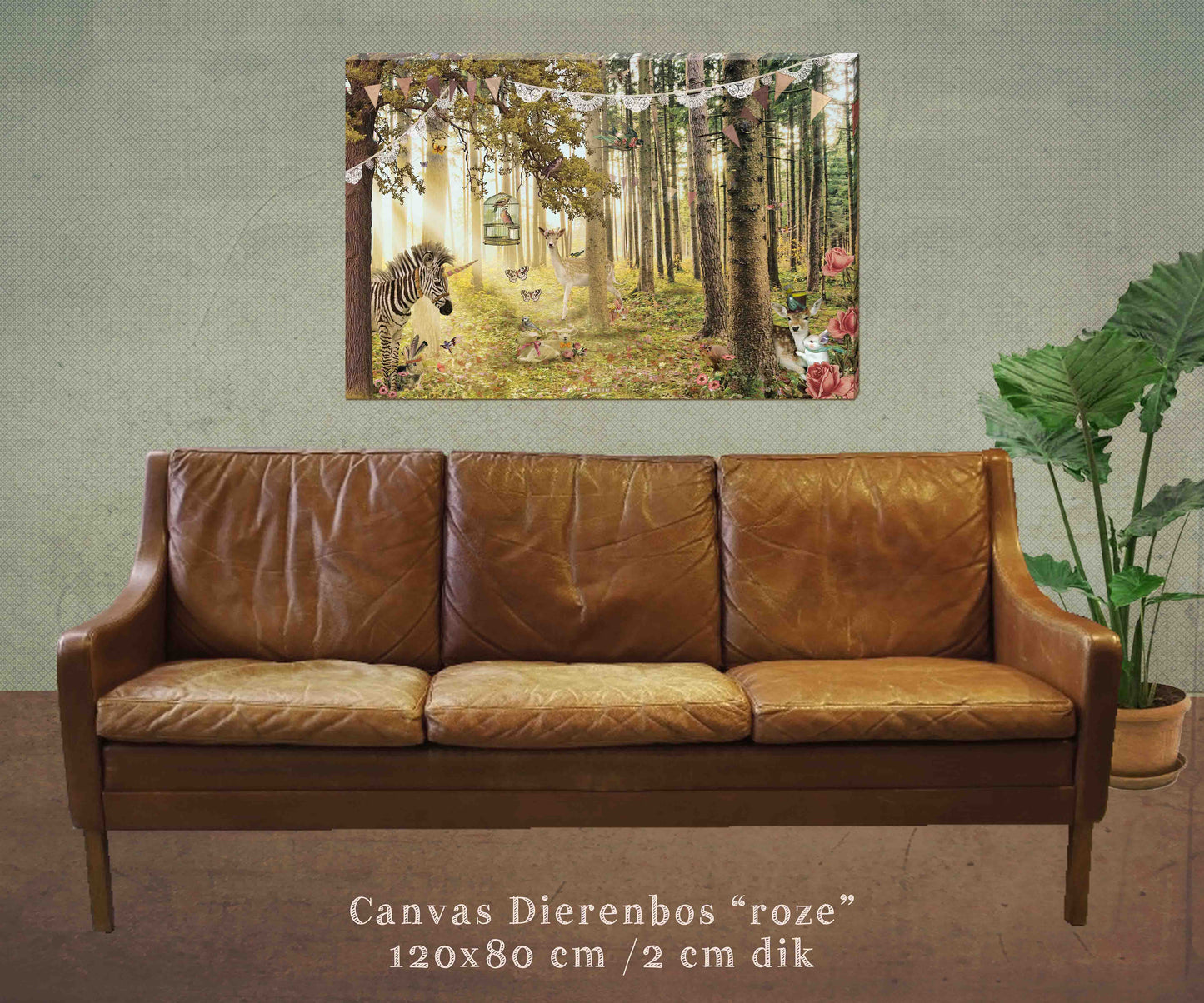 Canvas Dierenbos
