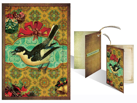 Kerst Kadokaartje 'Ekster'