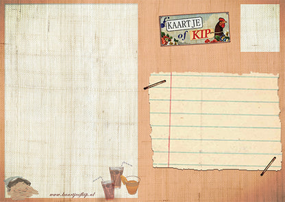 Ansichtkaart Feestje!