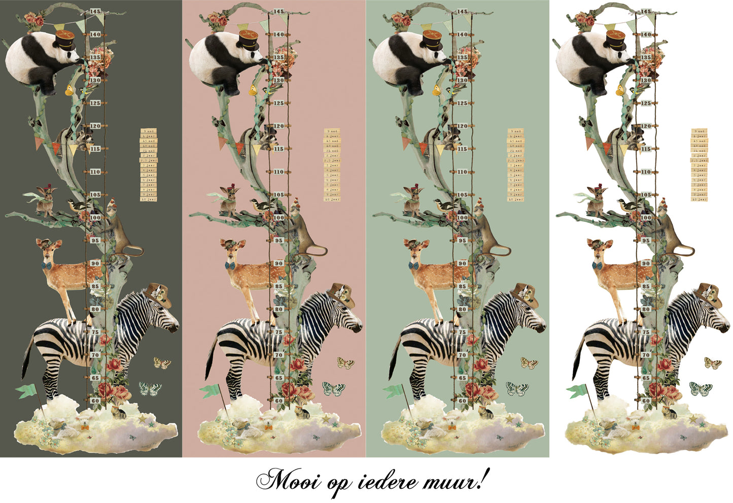 Muursticker Groeiladder