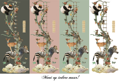 Muursticker Groeiladder