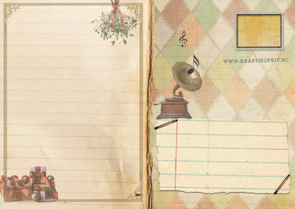 Kerst Postkaart 'Hazenwals'