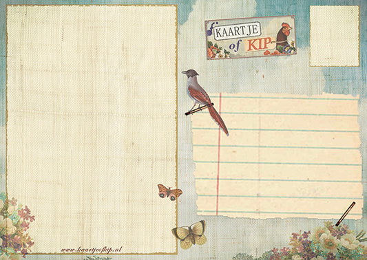 Ansichtkaart Hoera een Dochter!