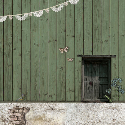 Schuttingzeil Houten Schutting 'Mint'