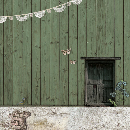 Schuttingzeil Houten Schutting 'Mint'